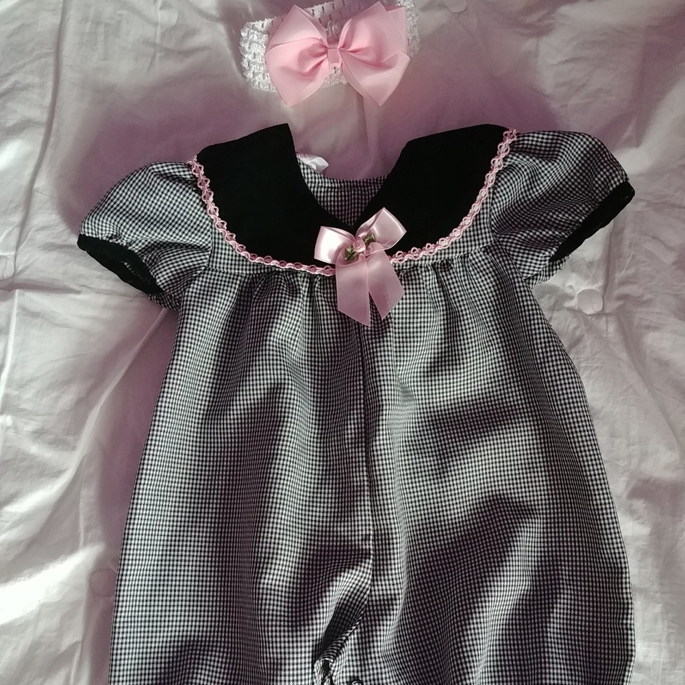 Black & White Romper